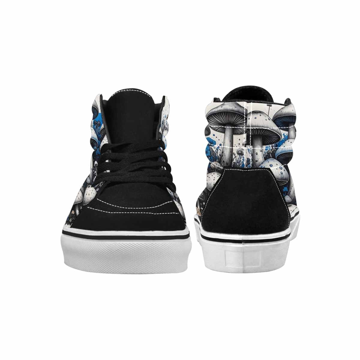 MEN'S Mushrooms (general) High Top Canvas Melting Art Custom Sneakers