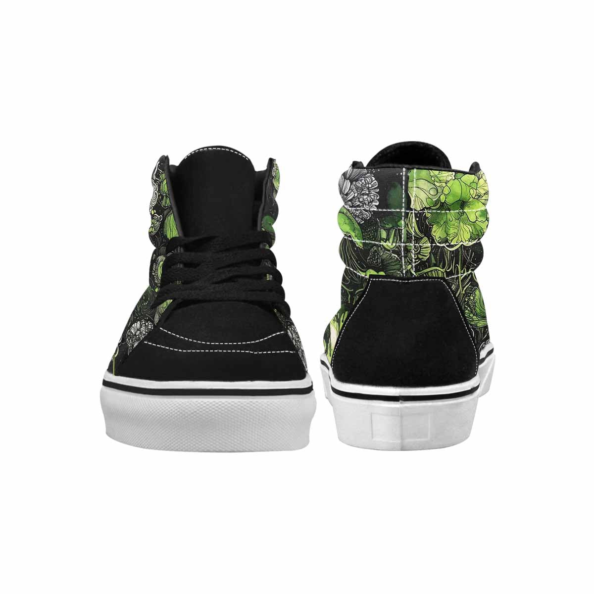 MEN'S Sea Creature Burst High Top Canvas Dark Academia Custom Sneakers