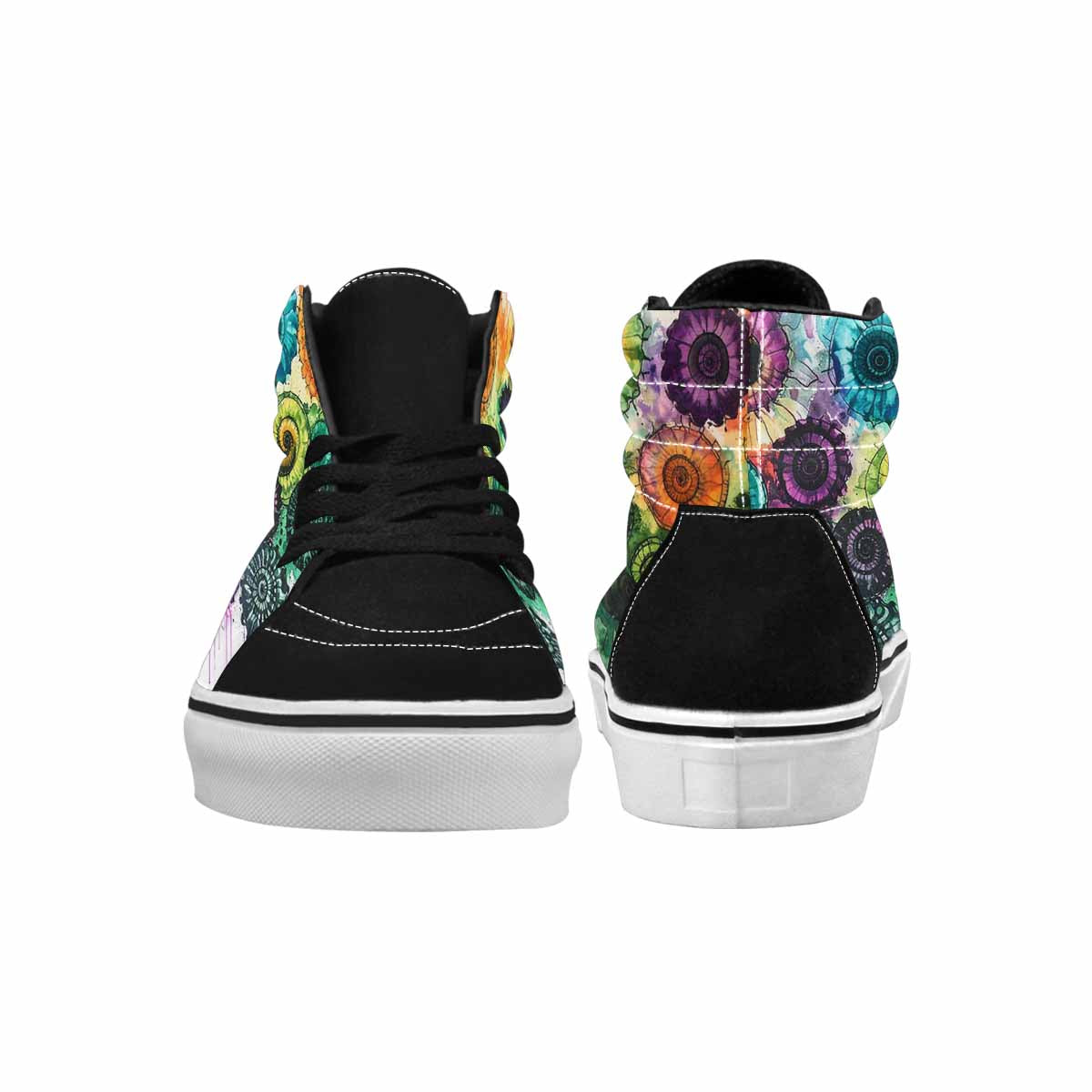 MEN'S Tie High Top Canvas Surreal Shoes