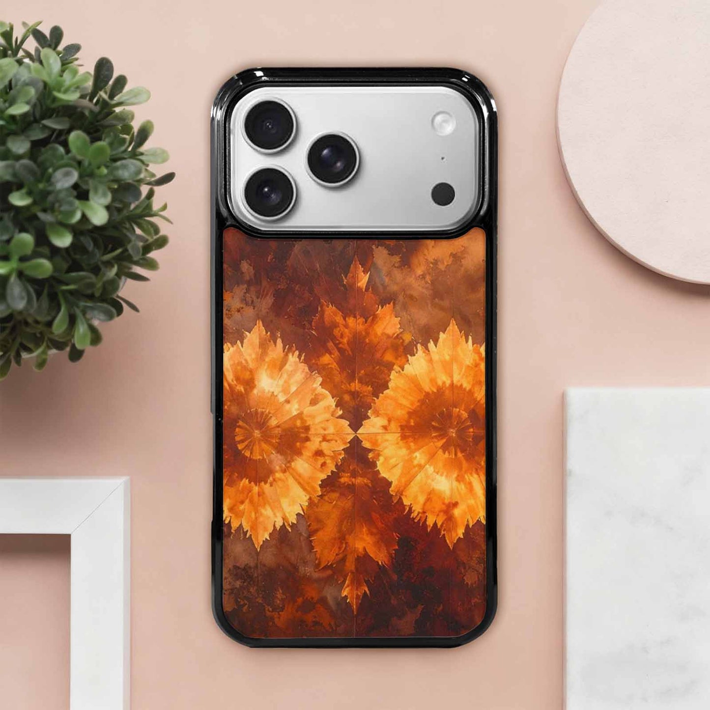 iPhone 17 Pro Max Case — Seamless Repeating Pattern Of Tie Dye, Custom Print Case Cover