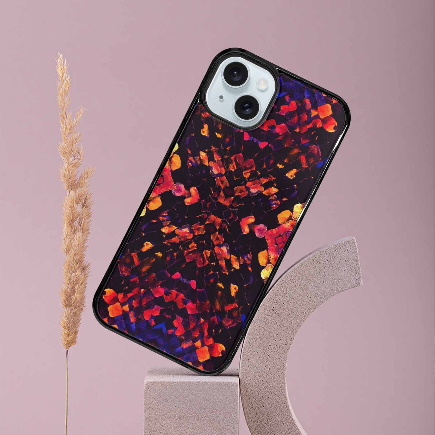 iPhone 15 Plus Case — Dark Snake Print, Custom Phone Case