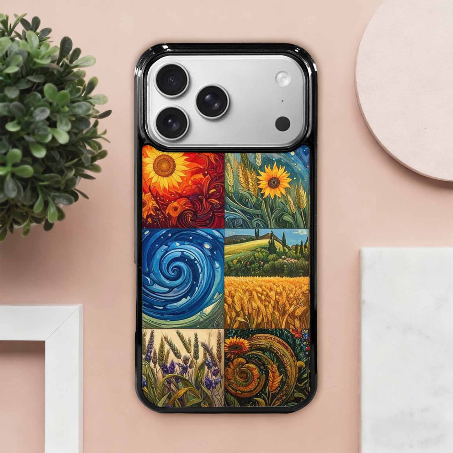 iPhone 17 Pro Max Case — Small Van Gogh Style Galaxy Space, Custom Designed Case Cover