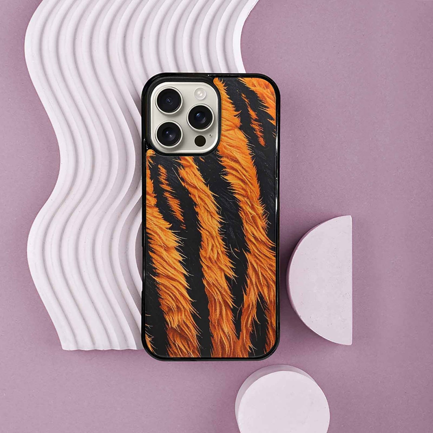 iPhone 16 Pro Max Case — Bold Tiger Stripe, Custom Phone Case