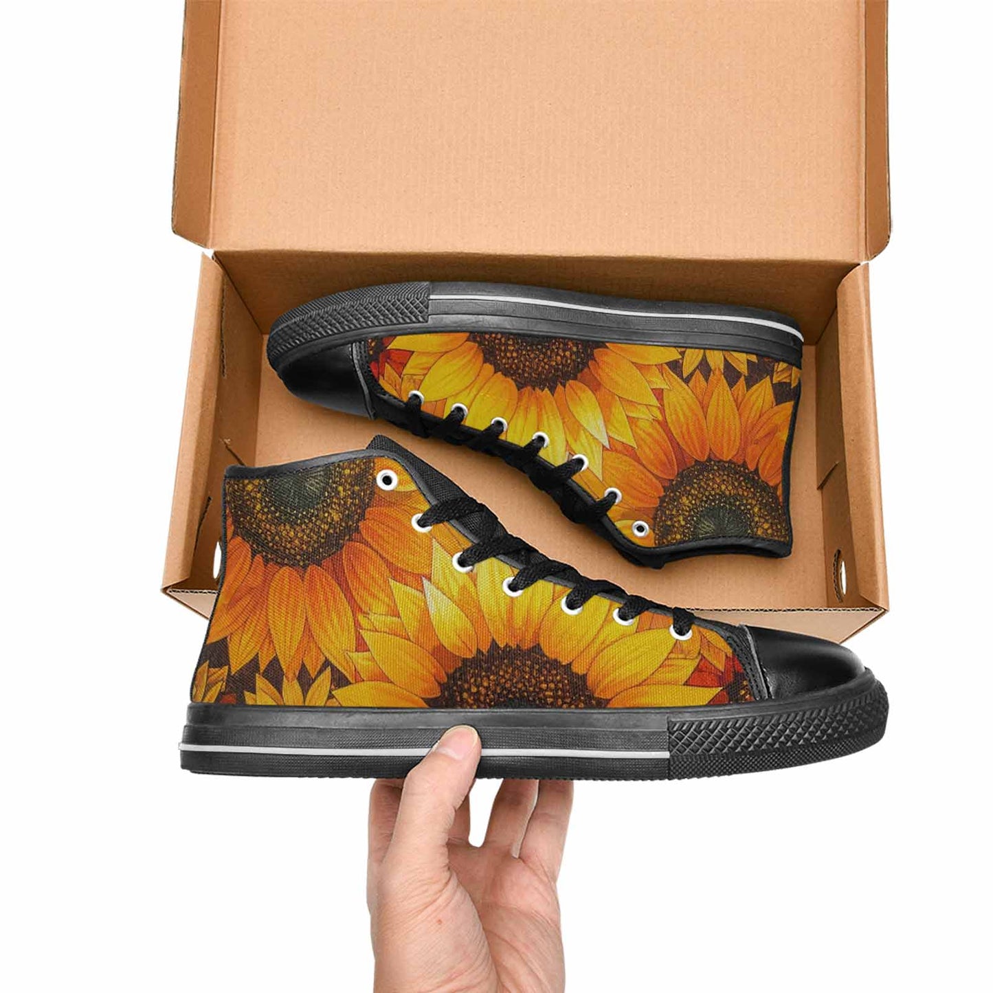 MEN'S Blend Melt Them High Top Canvas Grunge Sneakers
