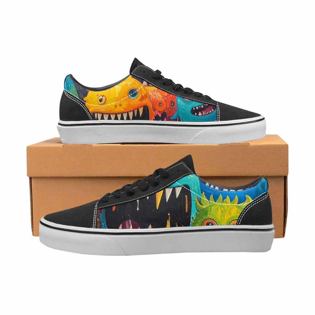 WOMEN'S Multi Lace-Up Canvas Aesthetic Custom Shoes