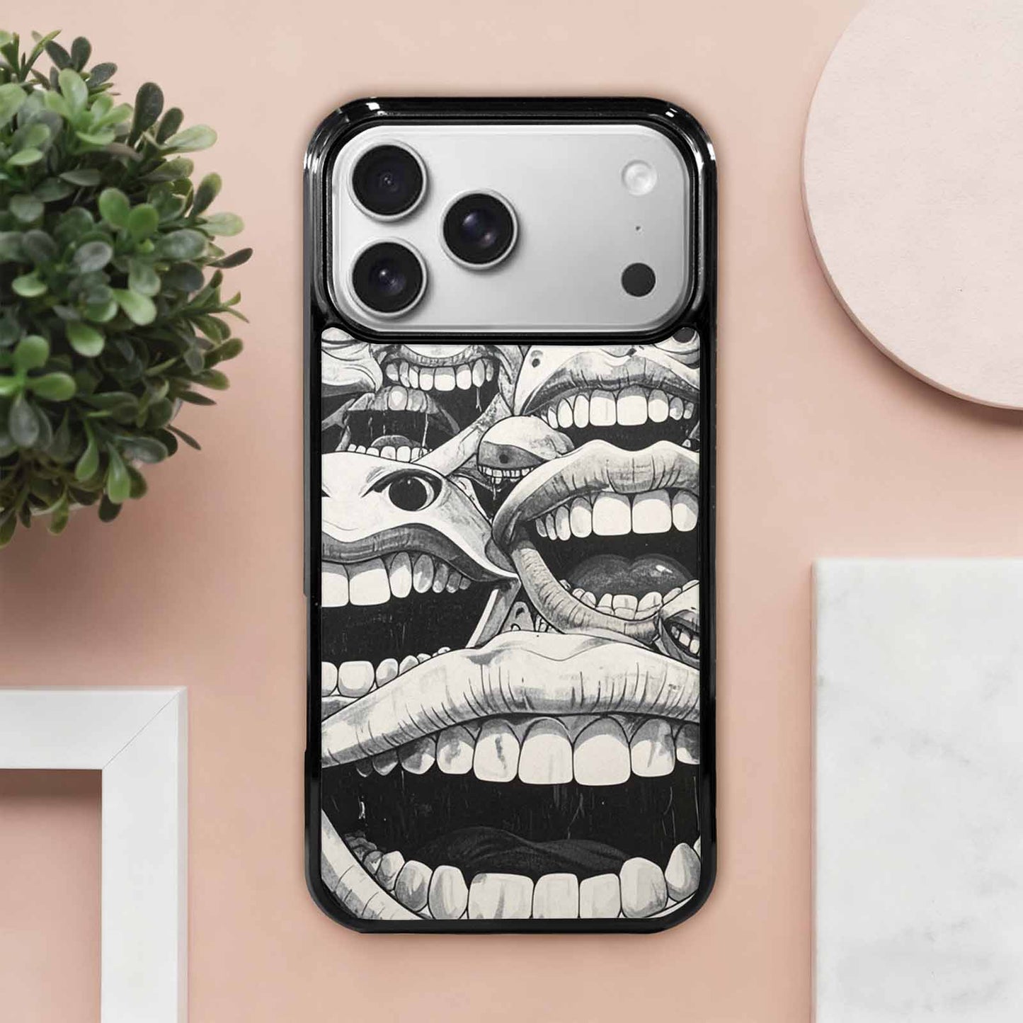 iPhone 17 Pro Max Case — Seamless Repeating Pattern Of Cartoon Cute, Personalized Phone Case