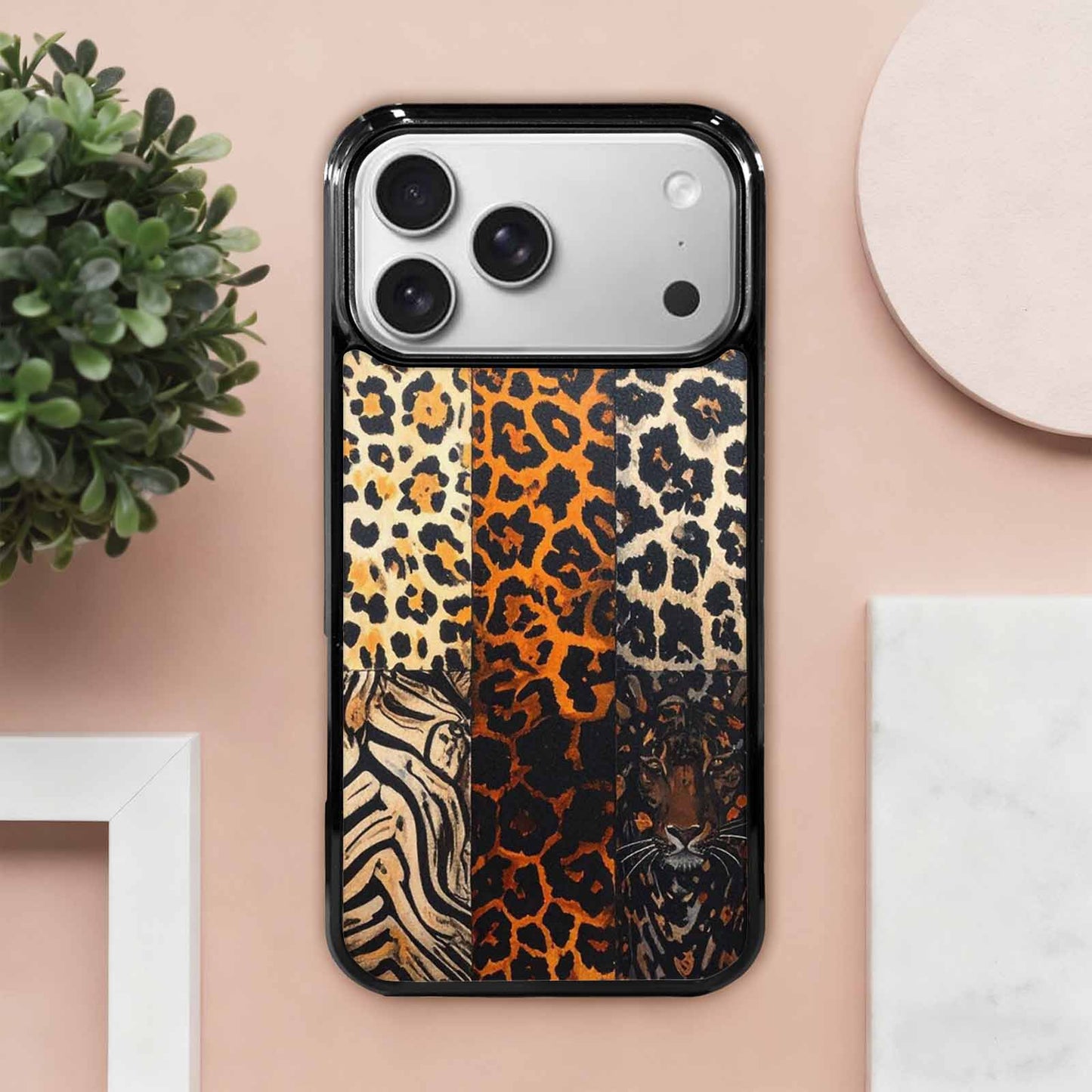 iPhone 17 Pro Max Case — Small Animal Print Pattern, Animal Print, Unique Phone Case Design