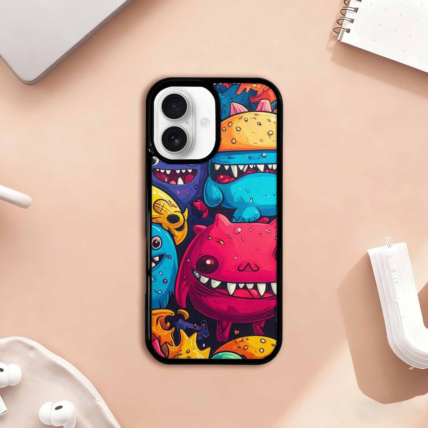 iPhone 17 Case — Small Cartoon Monster Character Cartoon Cute, Original Design Phone Case