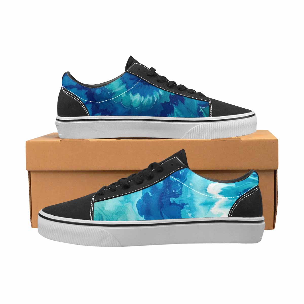 WOMEN'S Tie Dye - Canvas Lace-Up Dreamcore Custom Shoes