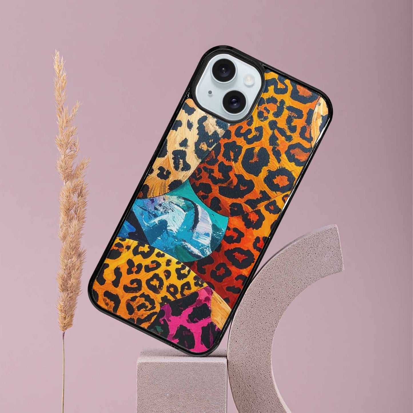 iPhone 15 Plus Case — Full Color Vibrant Animal Print Animal, Customized Protective Case