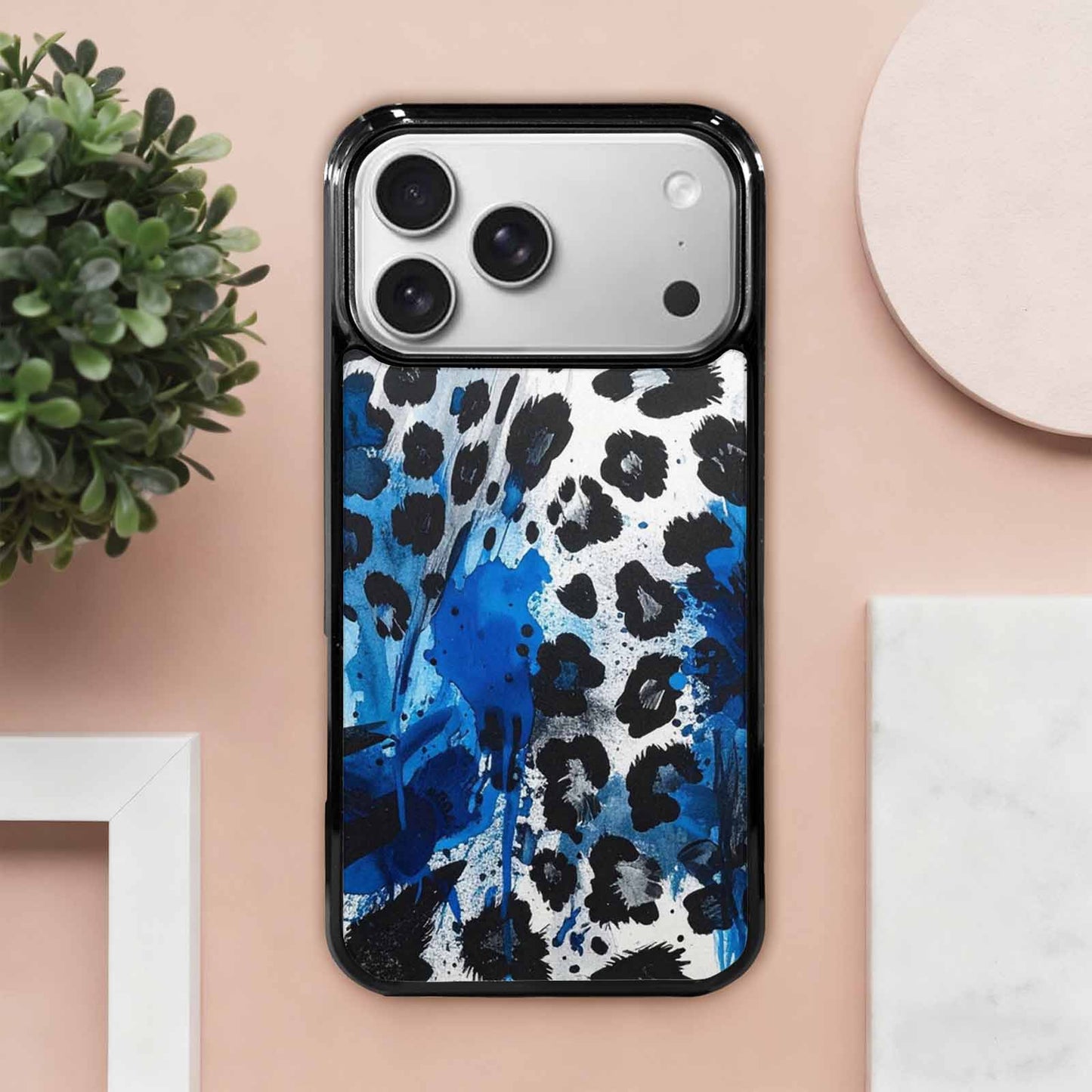iPhone 17 Pro Max Case — Animal Print Black & Animal Print, Custom Art Phone Cover