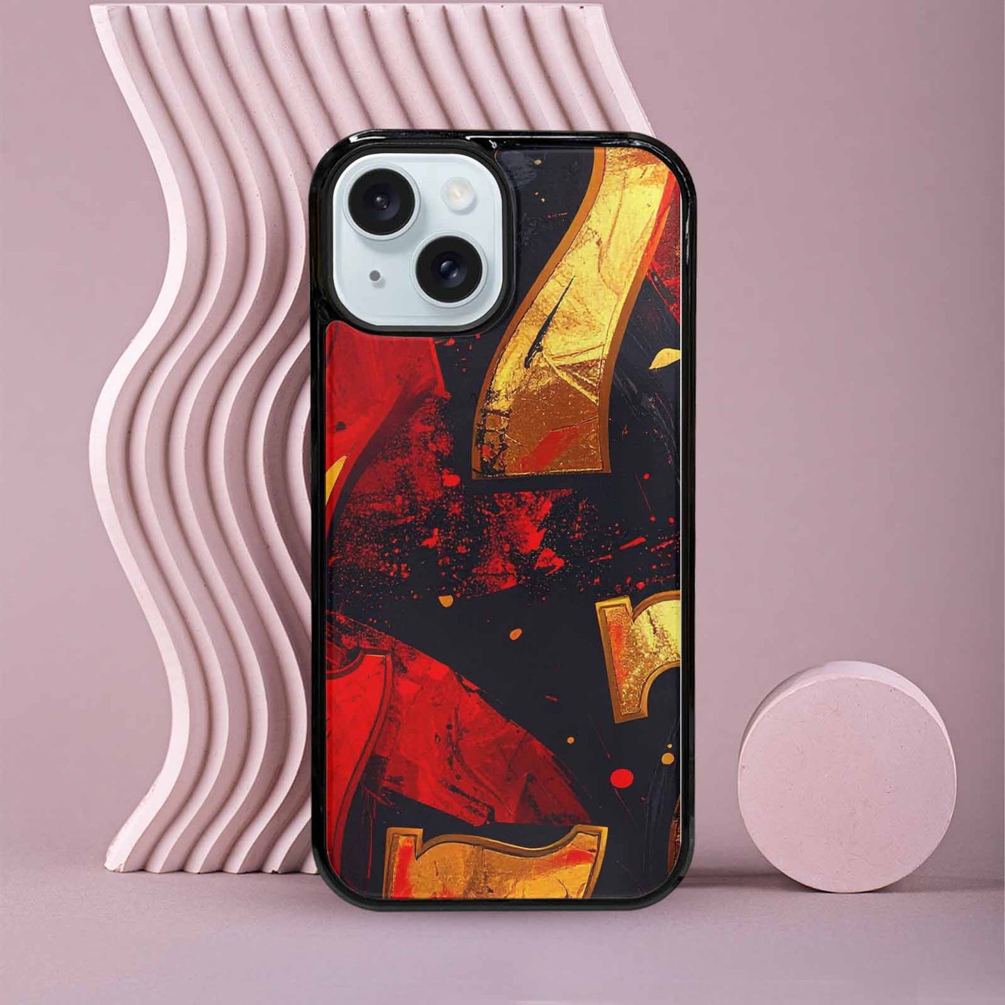 iPhone 15 Case — Dice And Casino Pattern Seamless Repeat, Custom Art Phone Cover