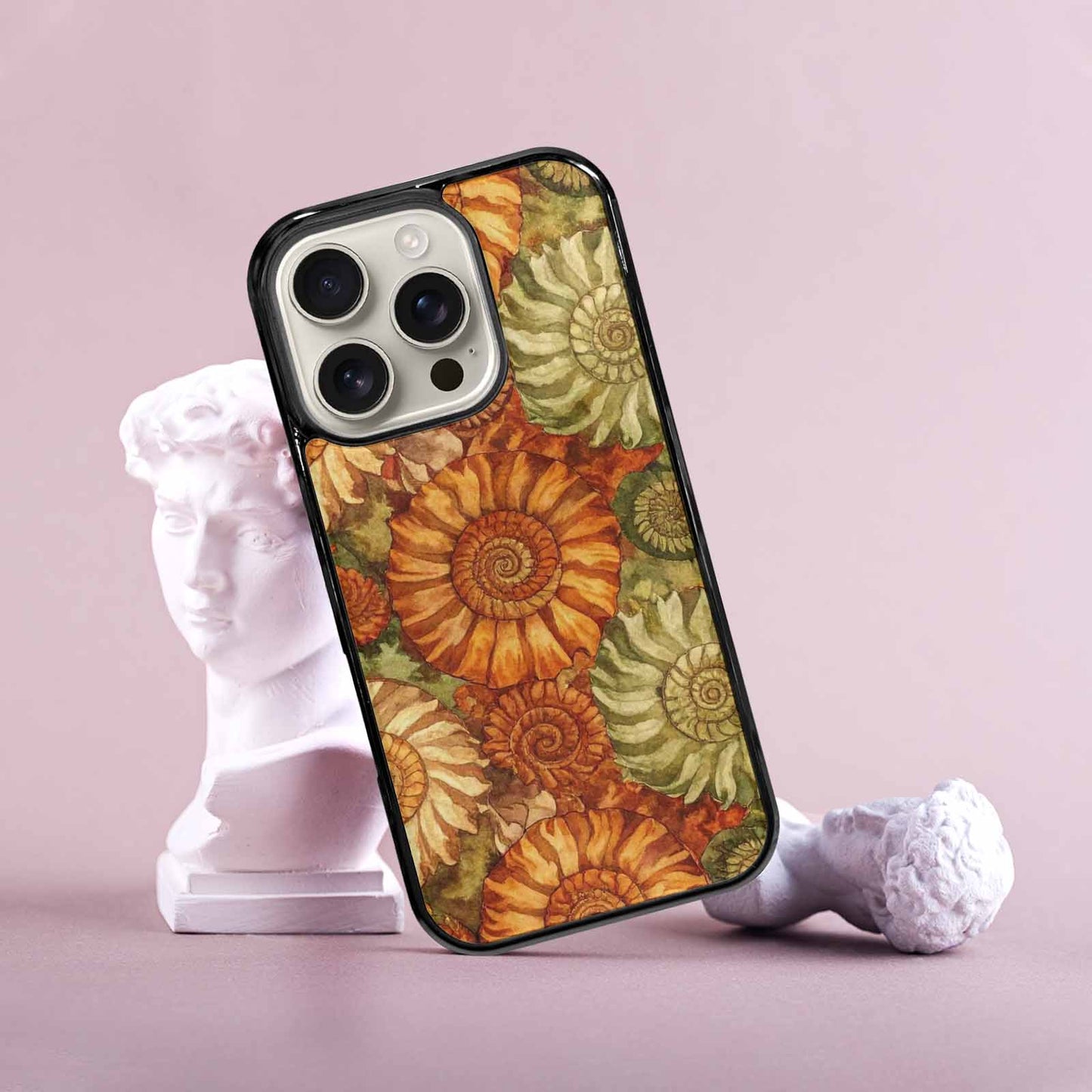 iPhone 16 Pro Case — Tie Dye Earth Tones Blended Overlapping, Custom Designed Case Cover
