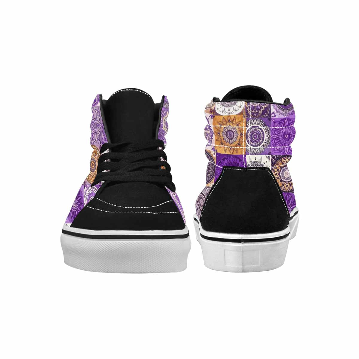 WOMEN'S Mandala High Top Canvas Cottagecore Custom Sneakers