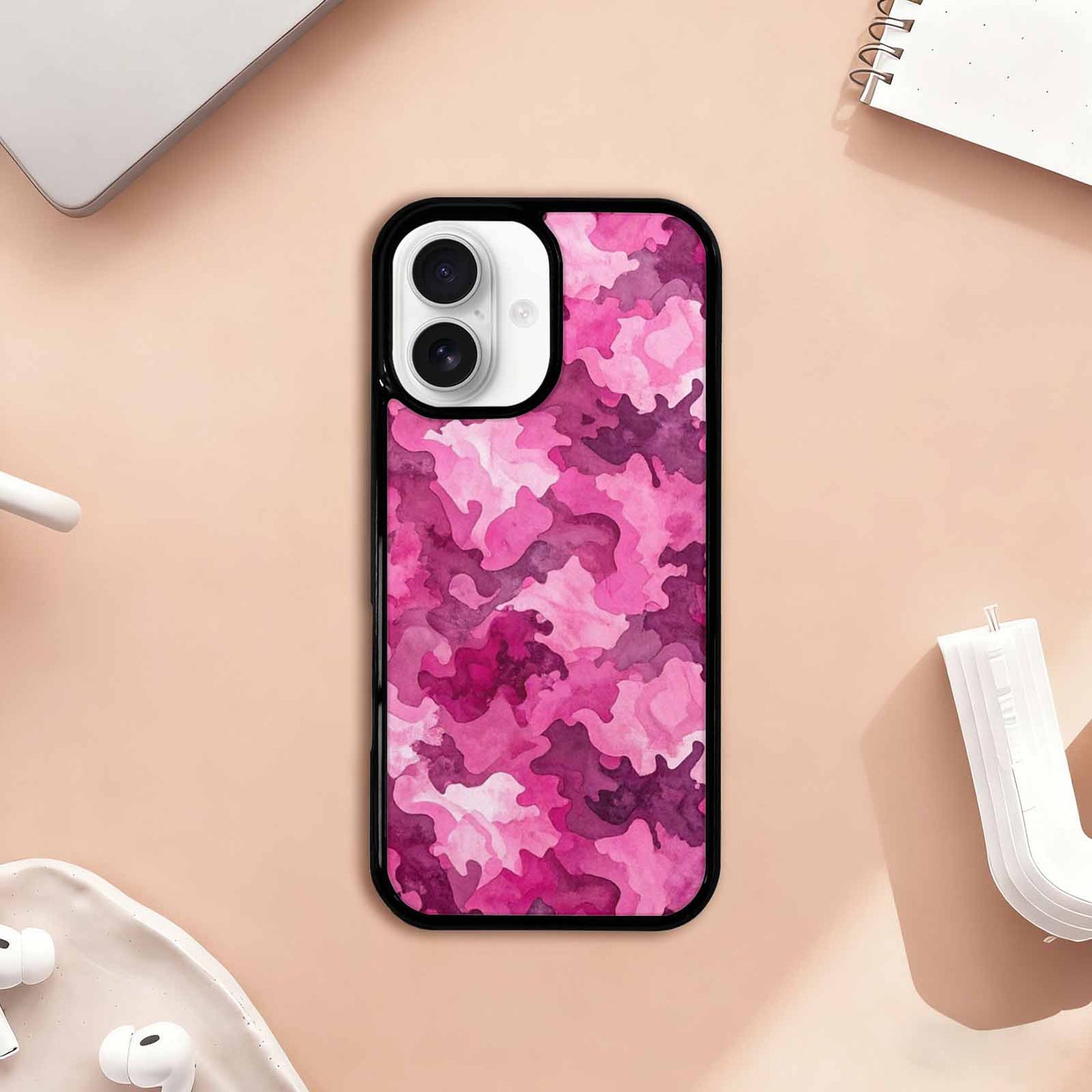 iPhone 17 Case — Small Military Camouflage Blotch Camo, Custom Print Case Cover