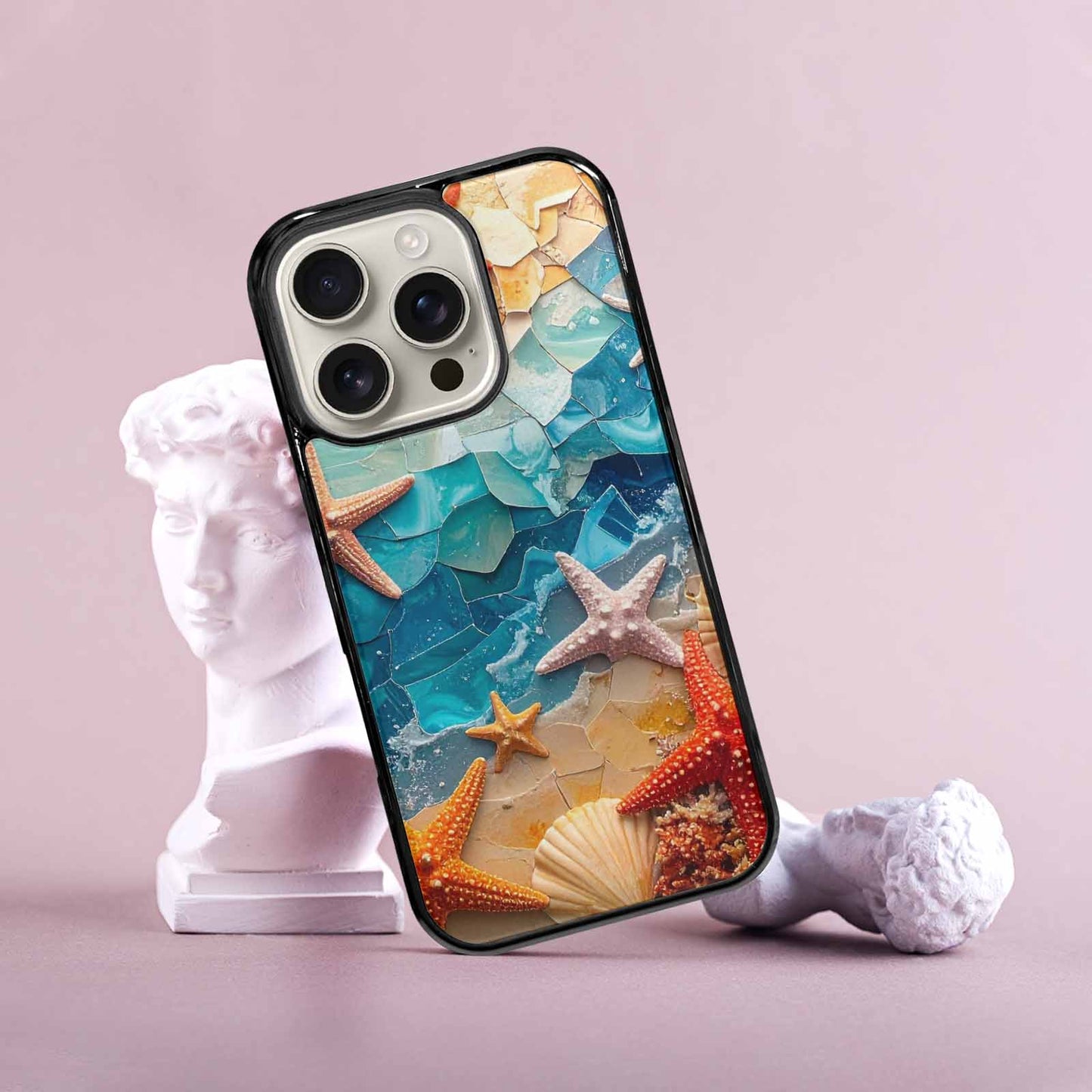 iPhone 16 Pro Case — Starfish Cluster Starfish Cluster Pattern Hundreds, Original Design Phone Case