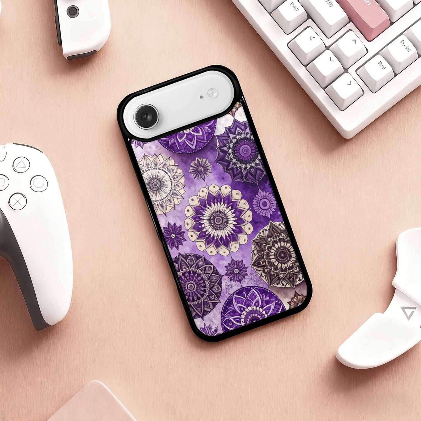 iPhone 17 Air Case — Small Mandala Pattern Randomly Varying Floral, Custom Made Phone Cover