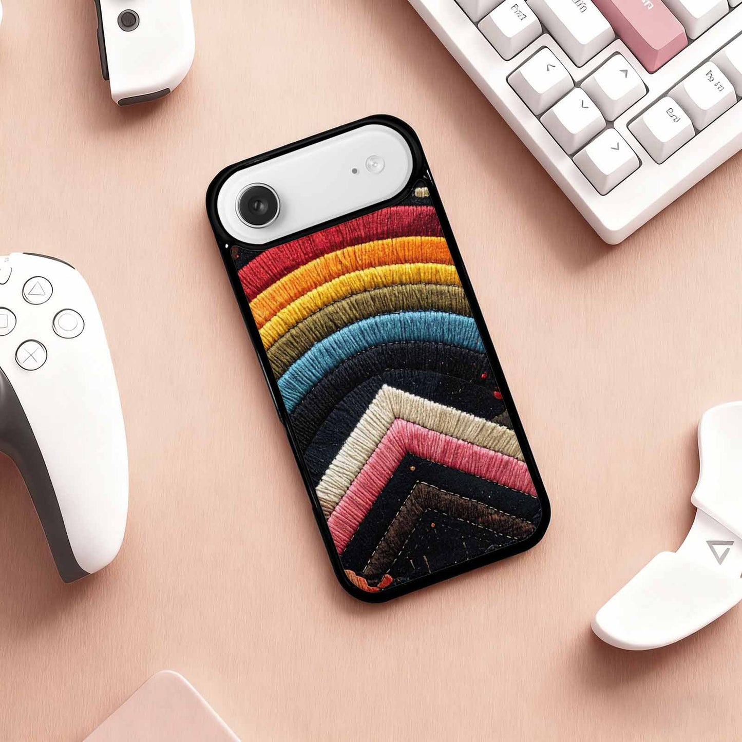 iPhone 17 Air Case — Vivid Camo Progress Pride Camo, Custom Made Phone Cover