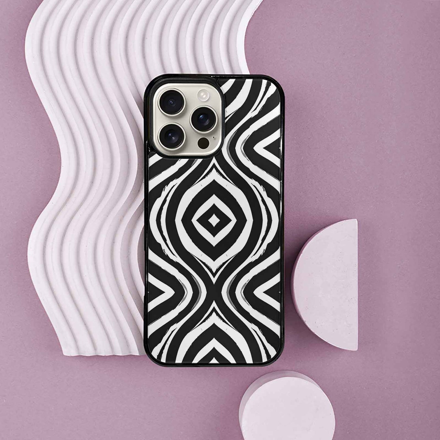 iPhone 16 Pro Max Case — Classic Zebra Print Custom, Custom Print Case Cover
