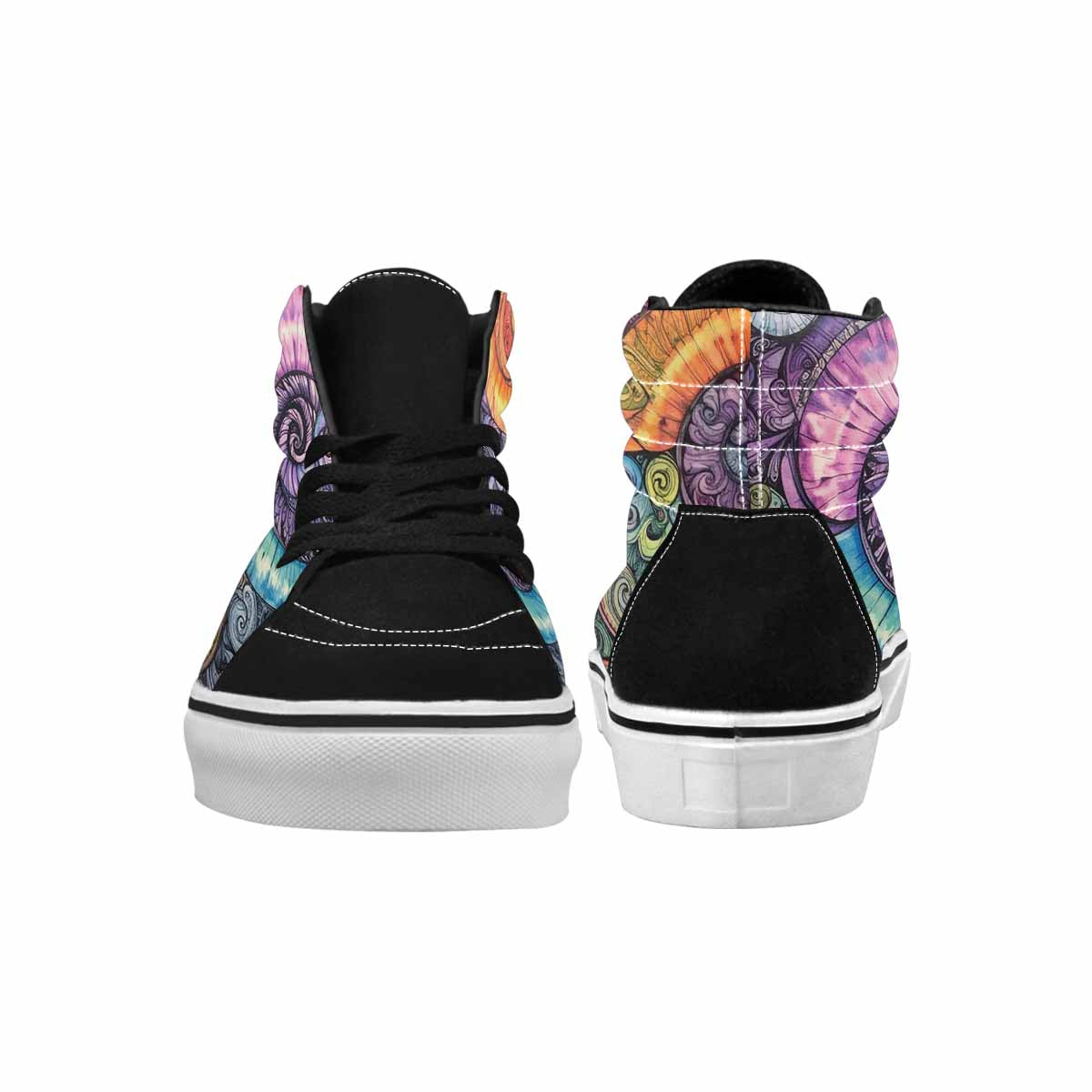MEN'S Tie High Top Canvas Cottagecore Sneakers