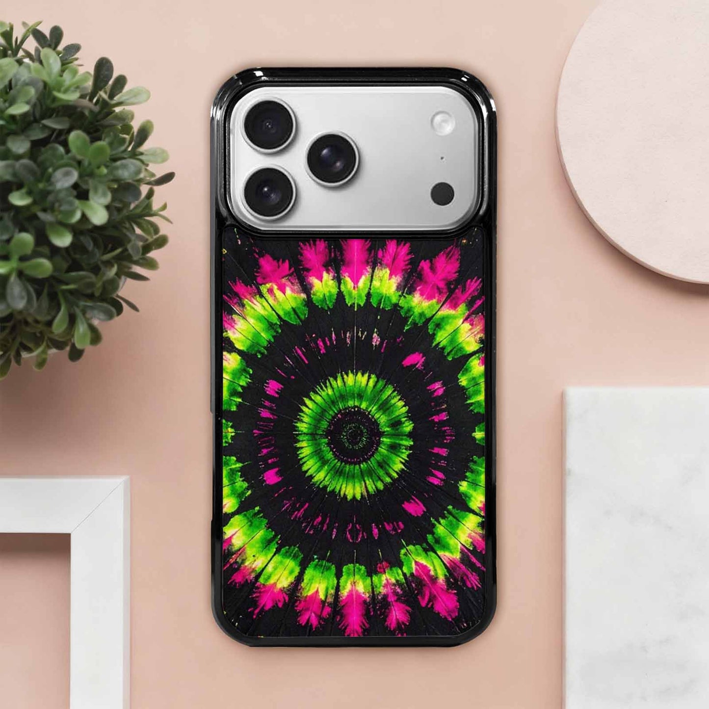 iPhone 17 Pro Max Case — Acid Wash Tie Dye Tie Dye, Custom Art Phone Cover