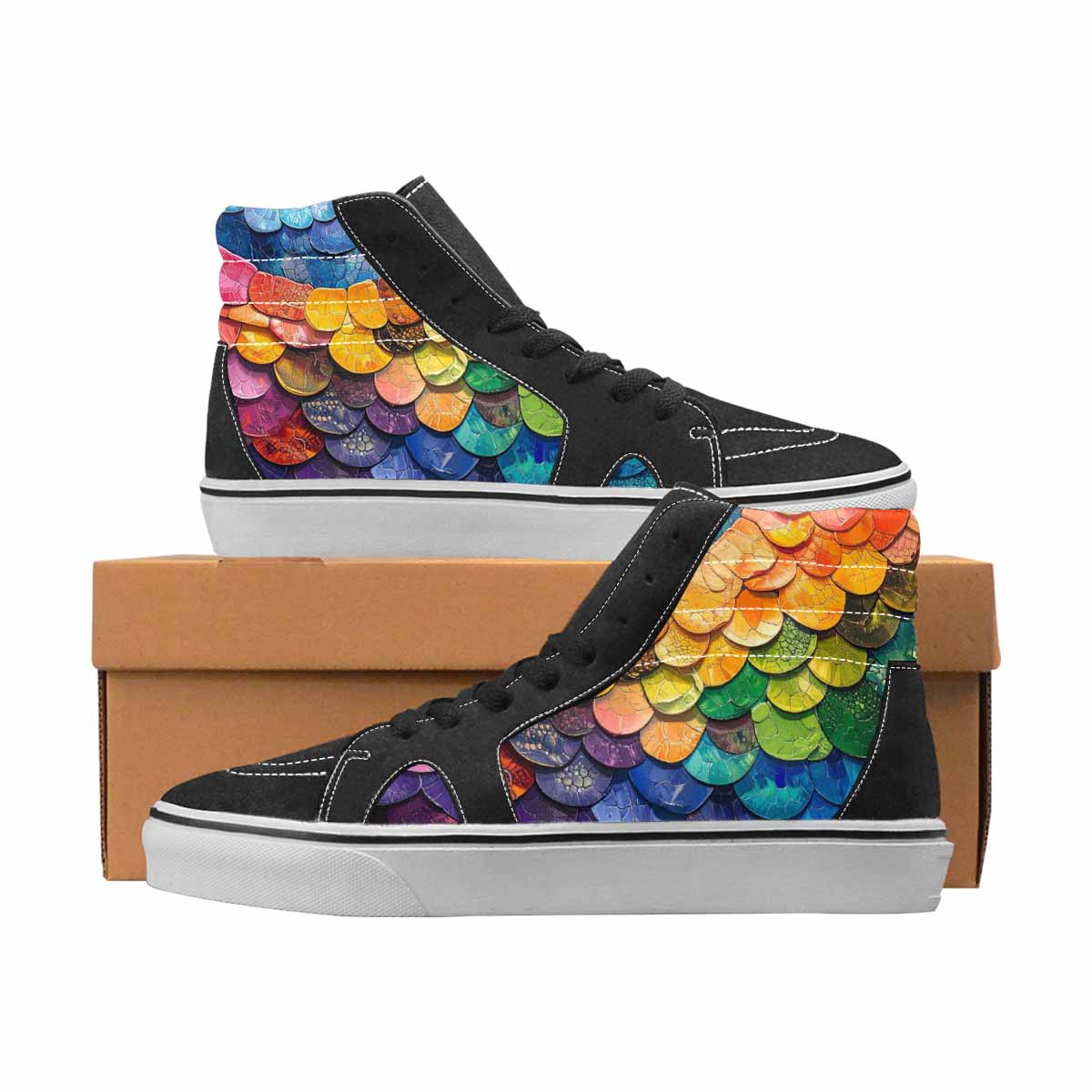 Reptile Scale Custom Sneakers | Women's | Freaky Shoes®