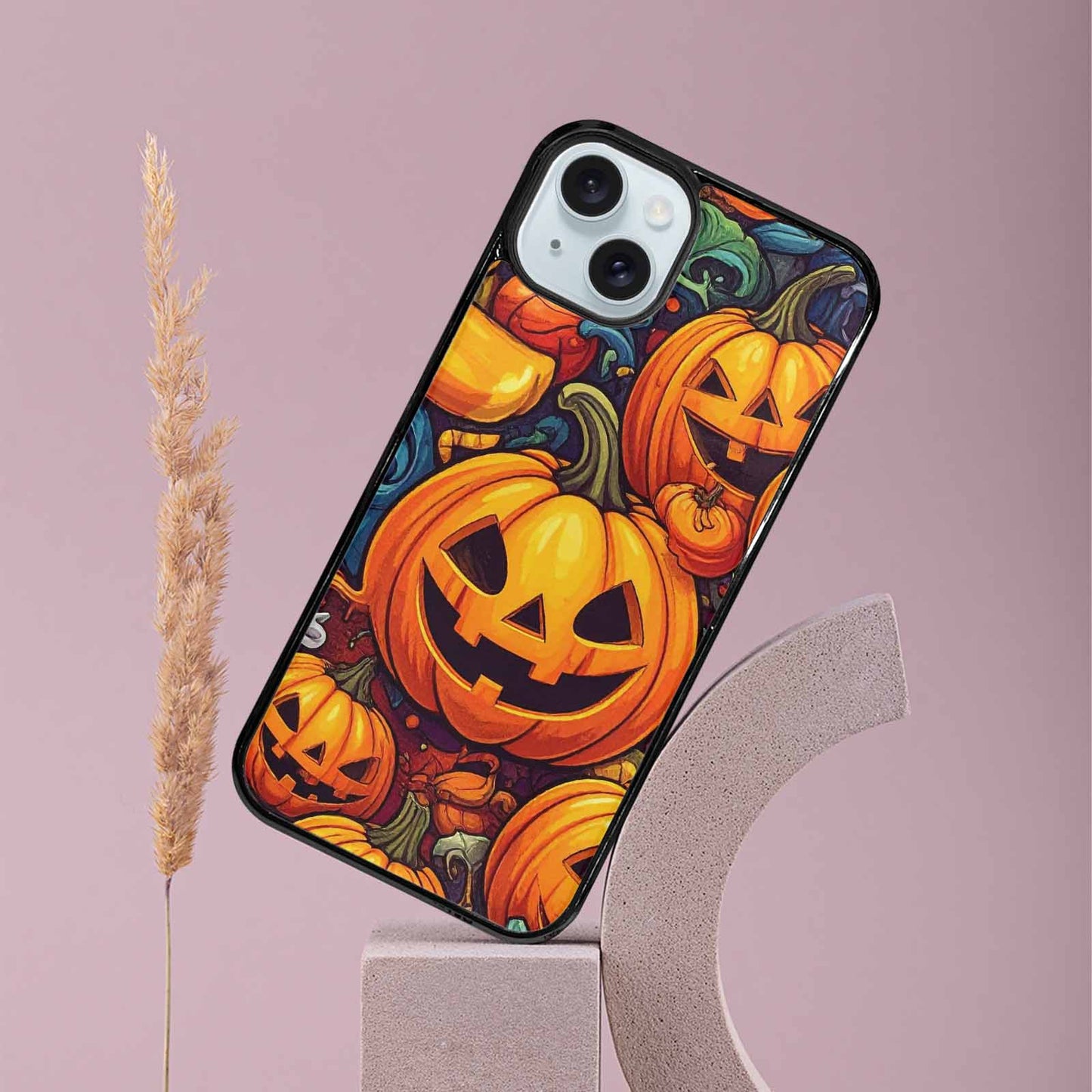 iPhone 15 Plus Case — Halloween Witches Ghouls, Custom Printed Phone Case