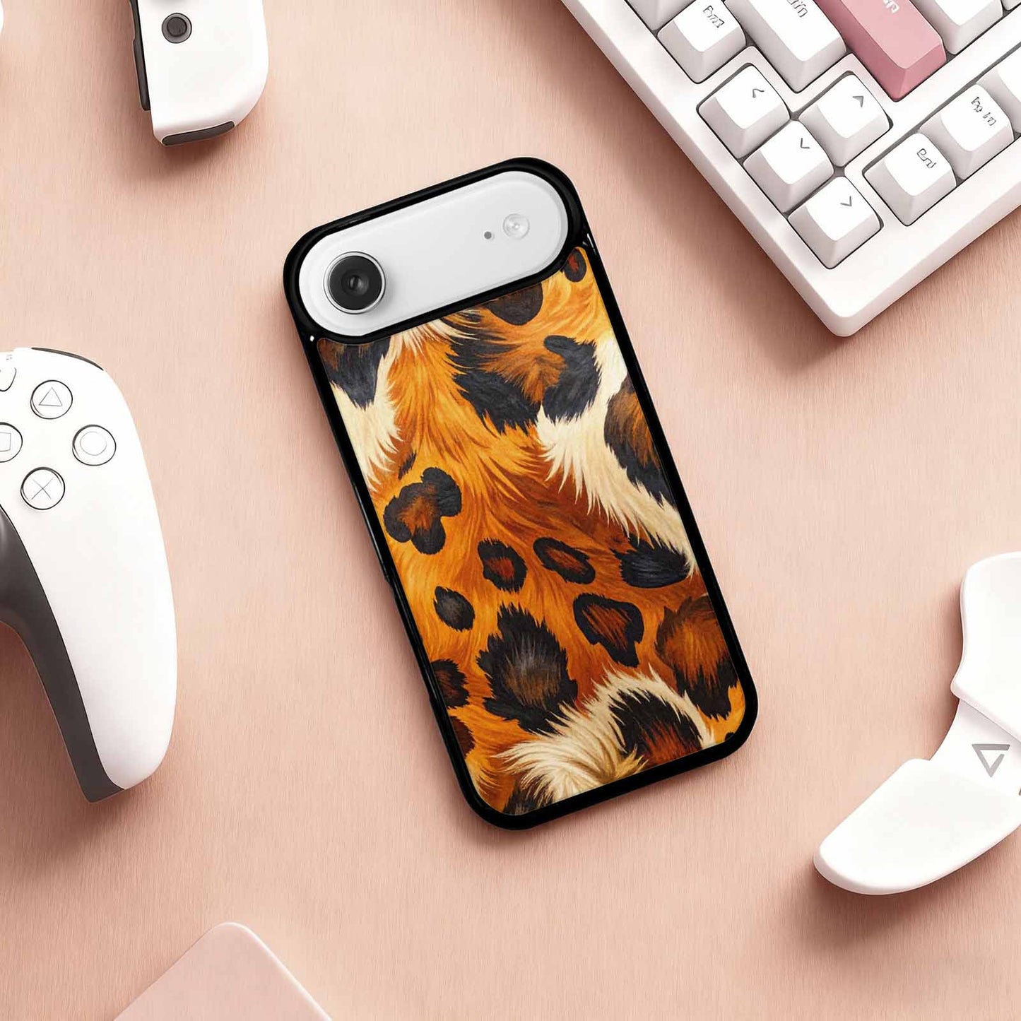 iPhone 17 Air Case — Small Cow Animal Print Skin Animal, Custom Printed Phone Case