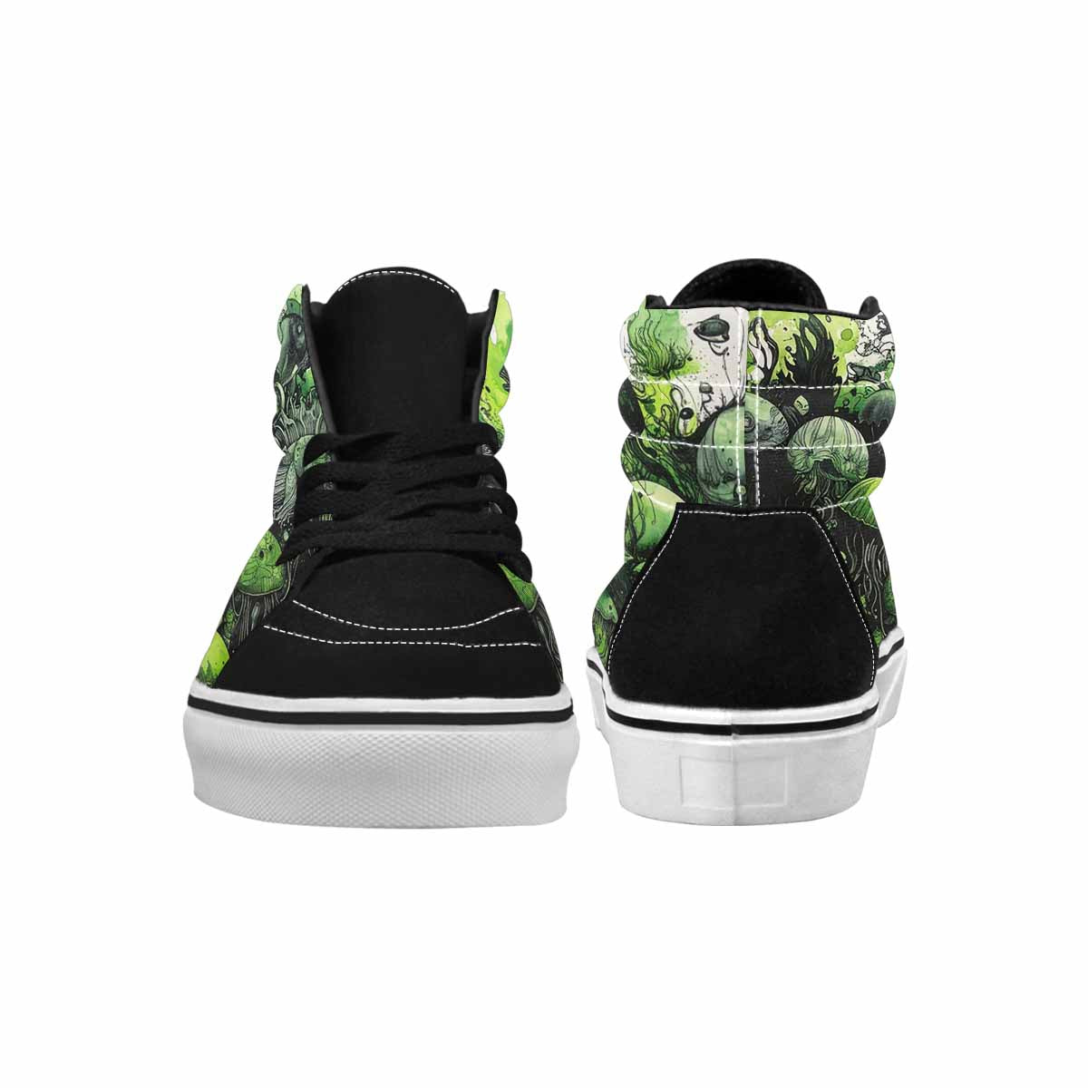 MEN'S Sea Creature Burst High Top Canvas Vivid Sneakers