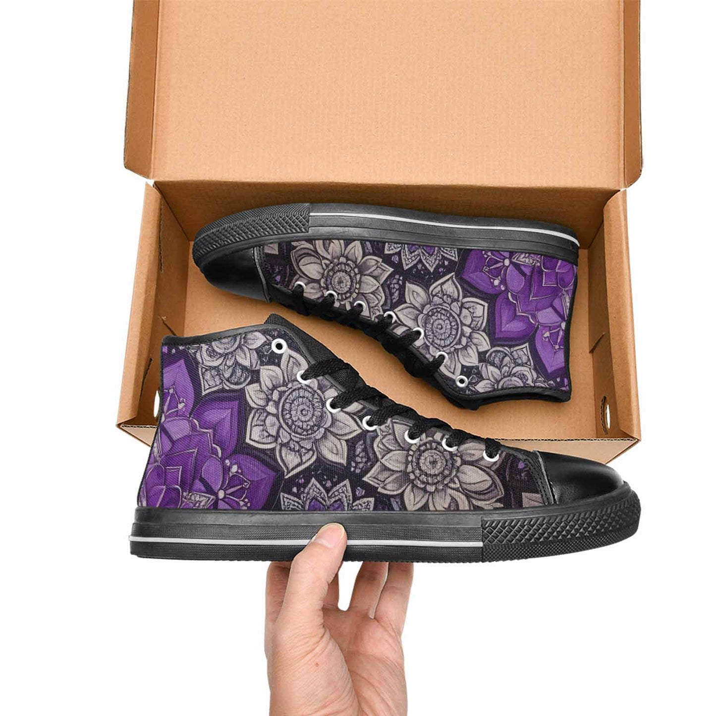 MEN'S Mandala High Top Canvas Aesthetic Shoes