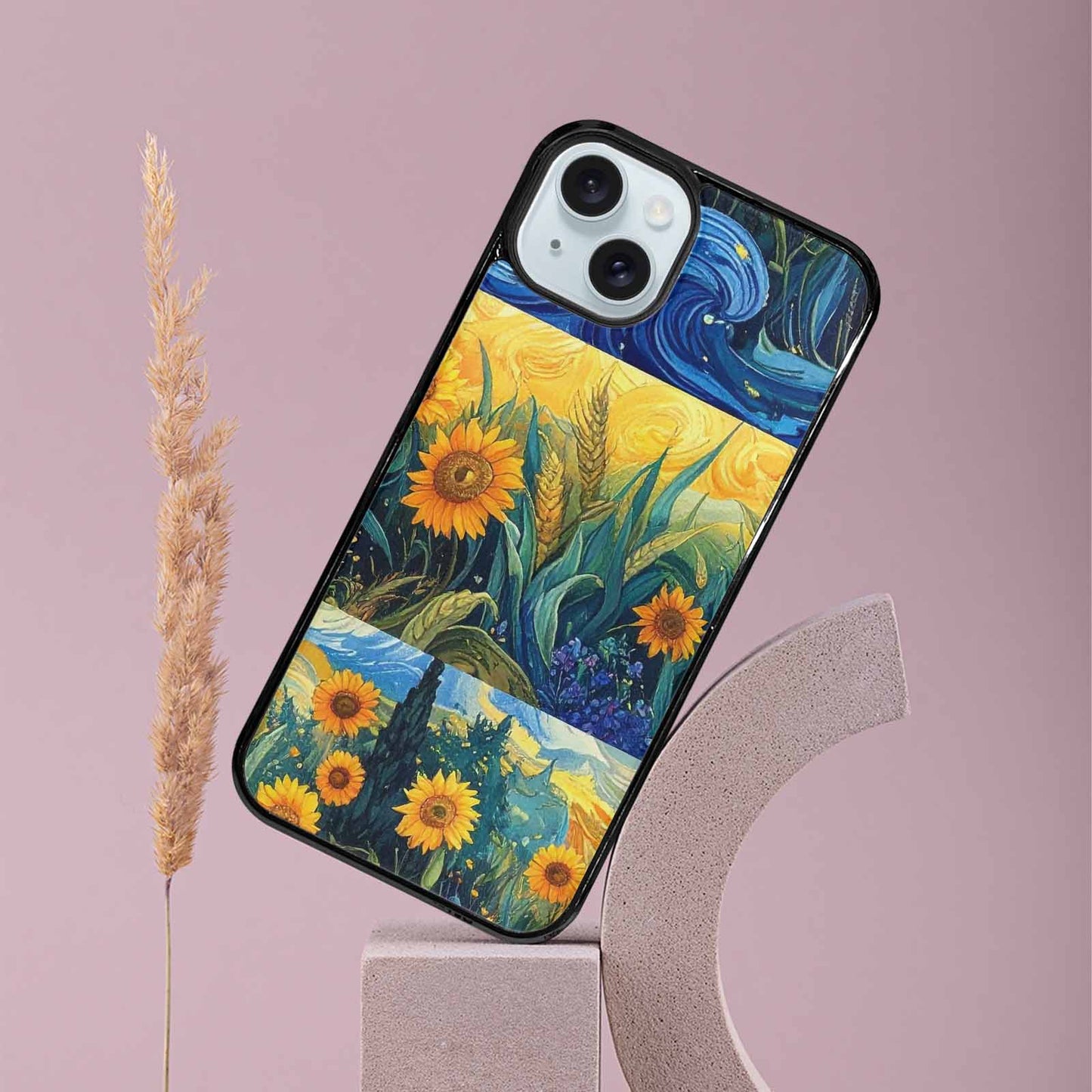 iPhone 15 Plus Case — Blend All Versions Together Melting Together, Custom Printed Phone Case