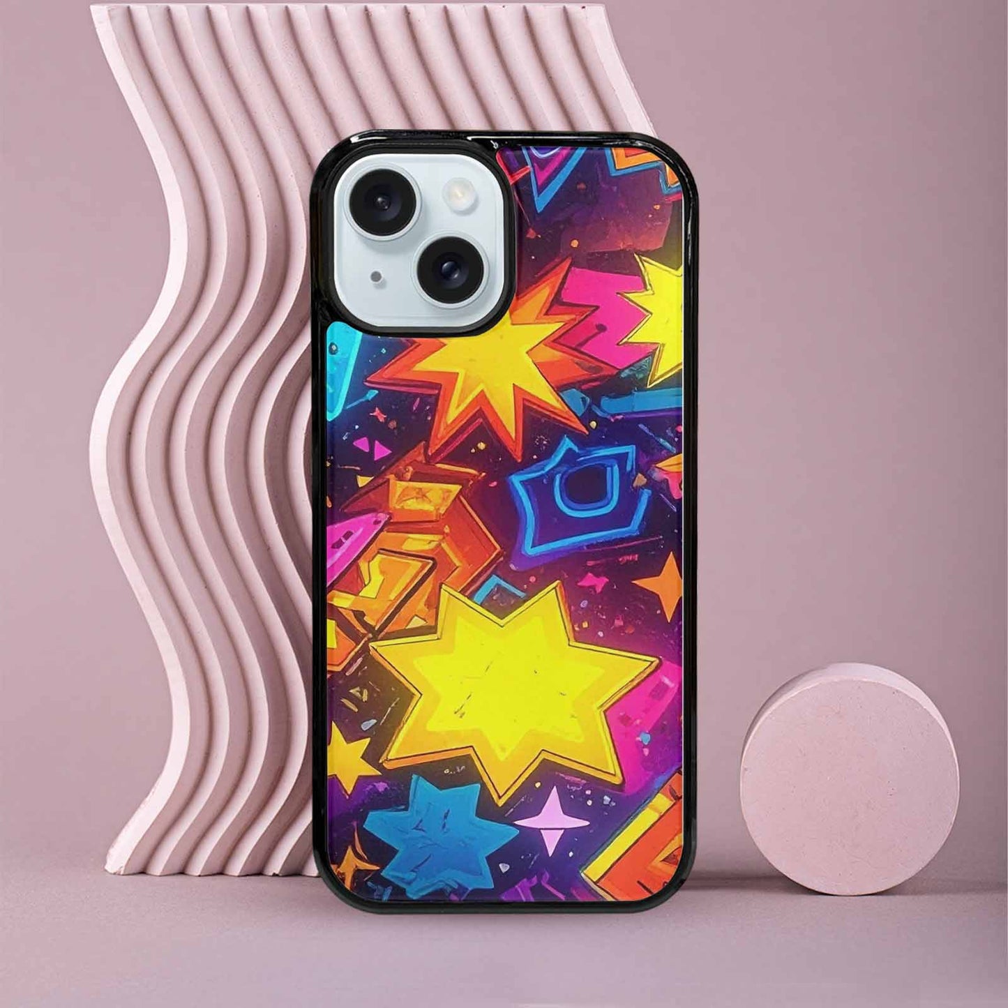 iPhone 15 Case — 80s Retro Motif 80s Retro Motifs, Original Design Phone Case