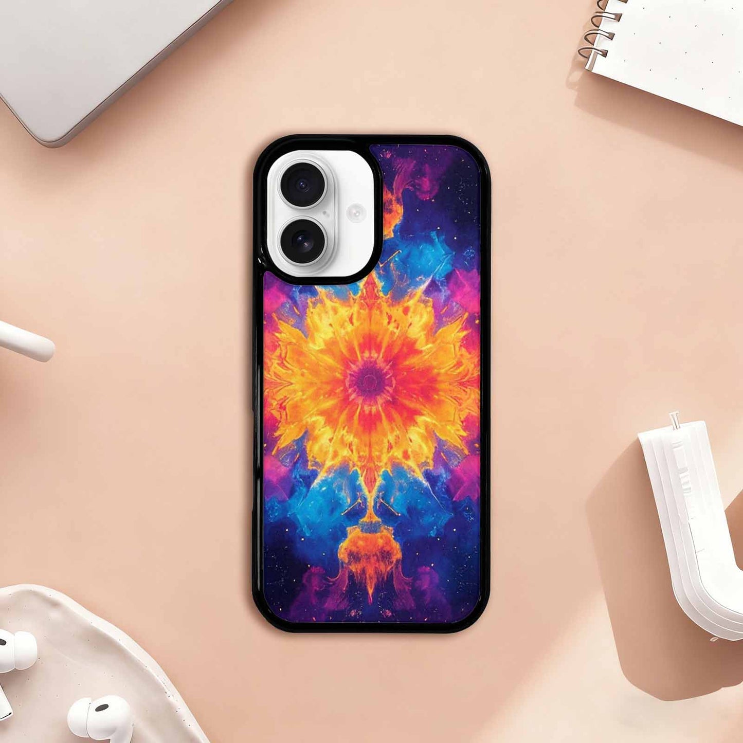 iPhone 17 Case — Tie Dye Galaxy Art Tie Dye, Custom Designed Case Cover