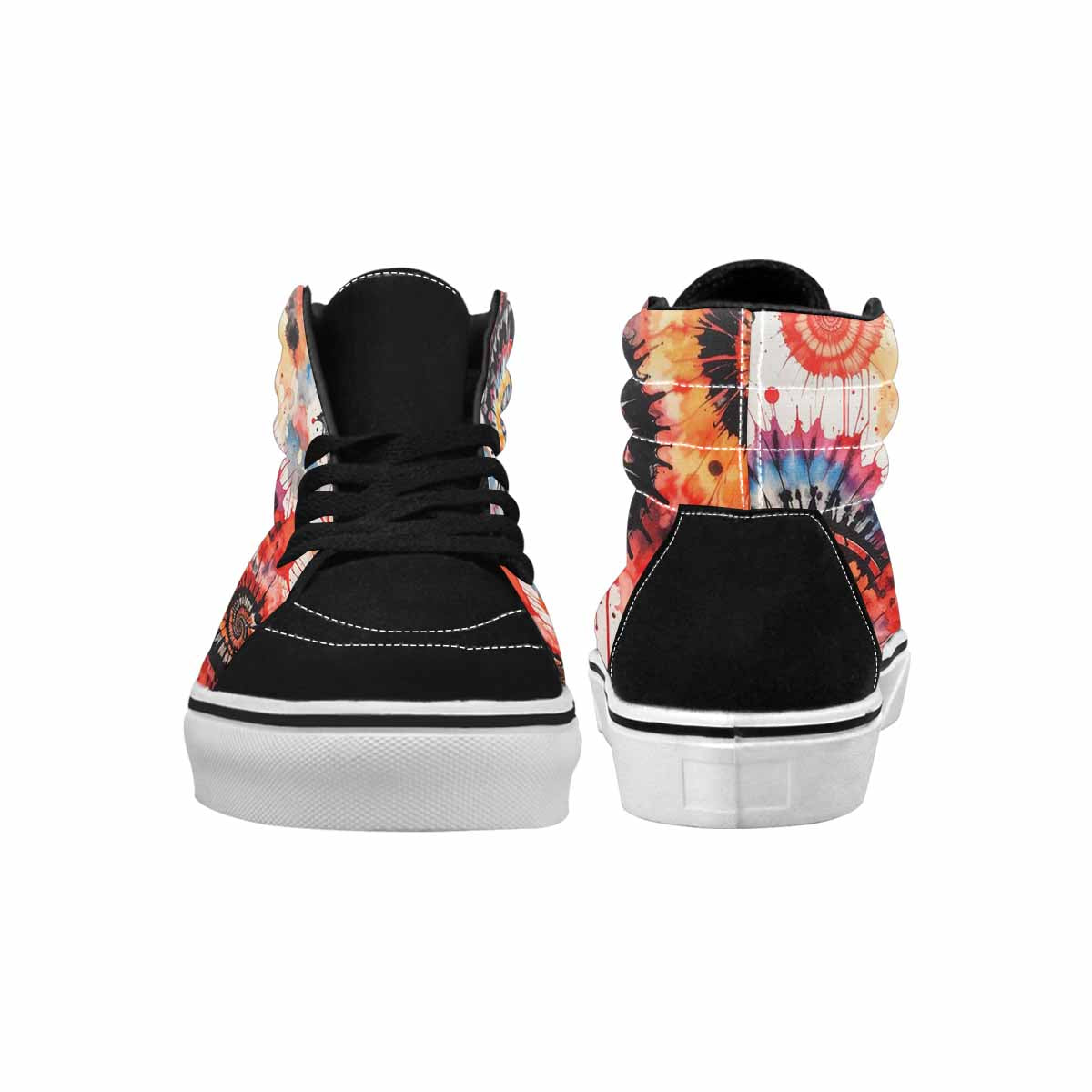 MEN'S Tie High Top Canvas Neon Fantasy Shoes