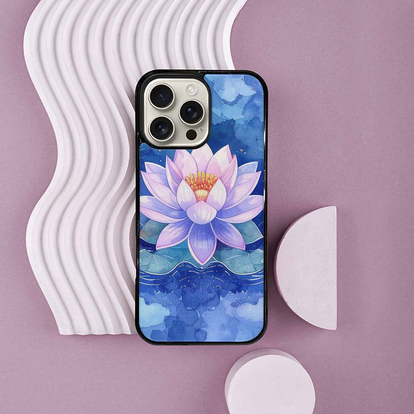 iPhone 16 Pro Max Case — Water Lilies Impressionist, Custom Print Case Cover