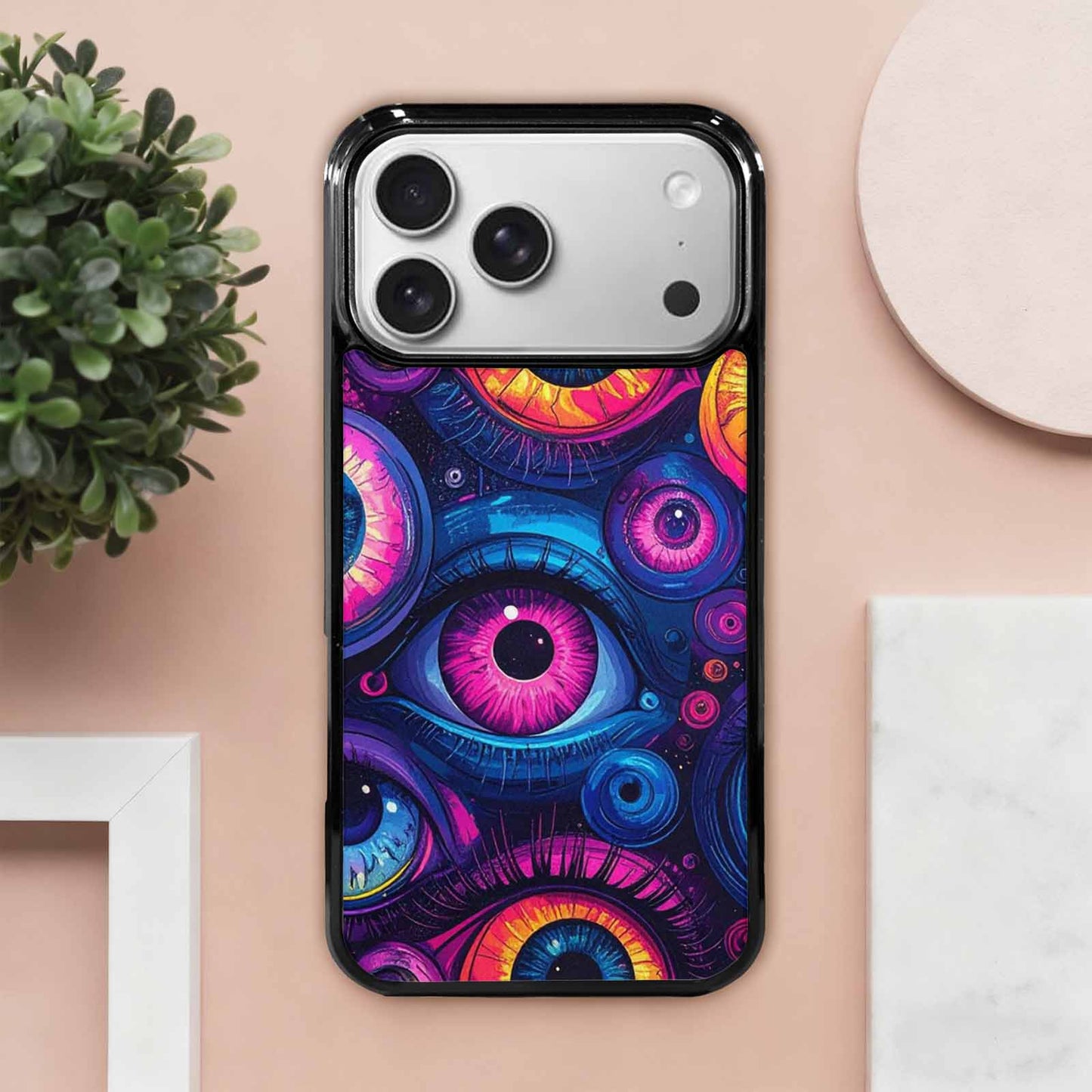 iPhone 17 Pro Max Case — Seamless Tileable Pattern Of Cartoon Cute, Custom Designed Case Cover