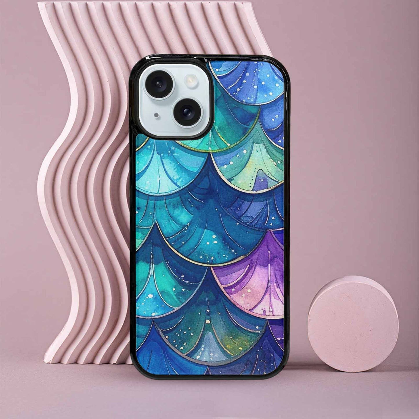 iPhone 15 Case — Mermaid Scale, Personalized Phone Case