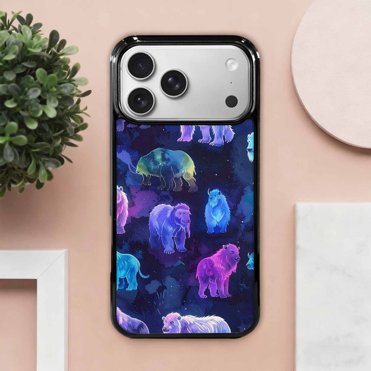 iPhone 17 Pro Max Case — Watercolor Cryptid Folklore Watercolor Abstract, Custom Print Case Cover