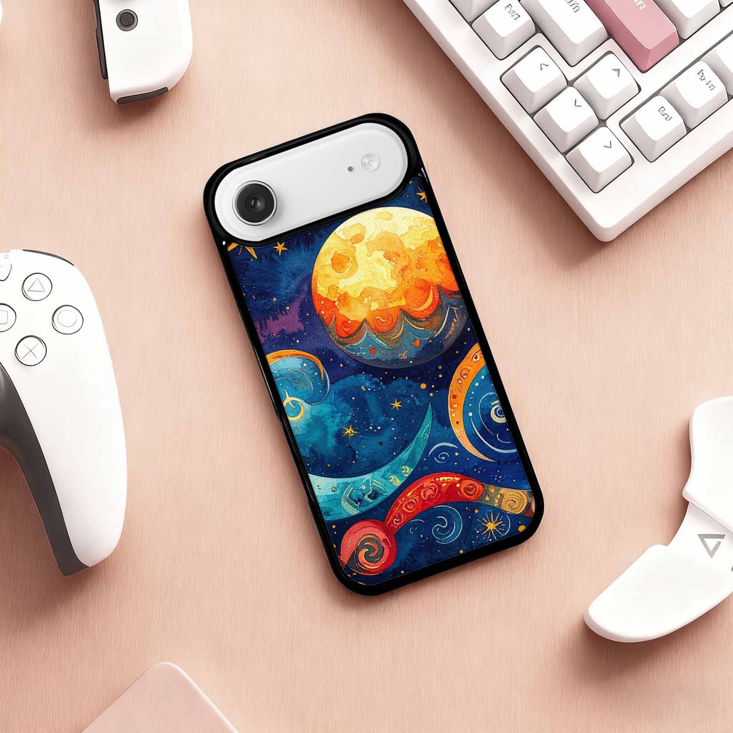 iPhone 17 Air Case — Watercolor Cinco De Mayo Watercolor Abstract, Custom Print Case Cover
