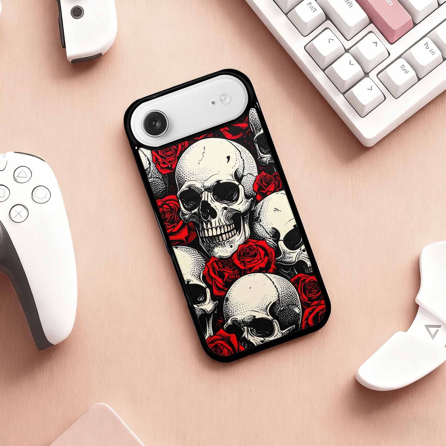 iPhone 17 Air Case — Skull Dark Art Gothic Print Gothic, Custom Designed Case Cover