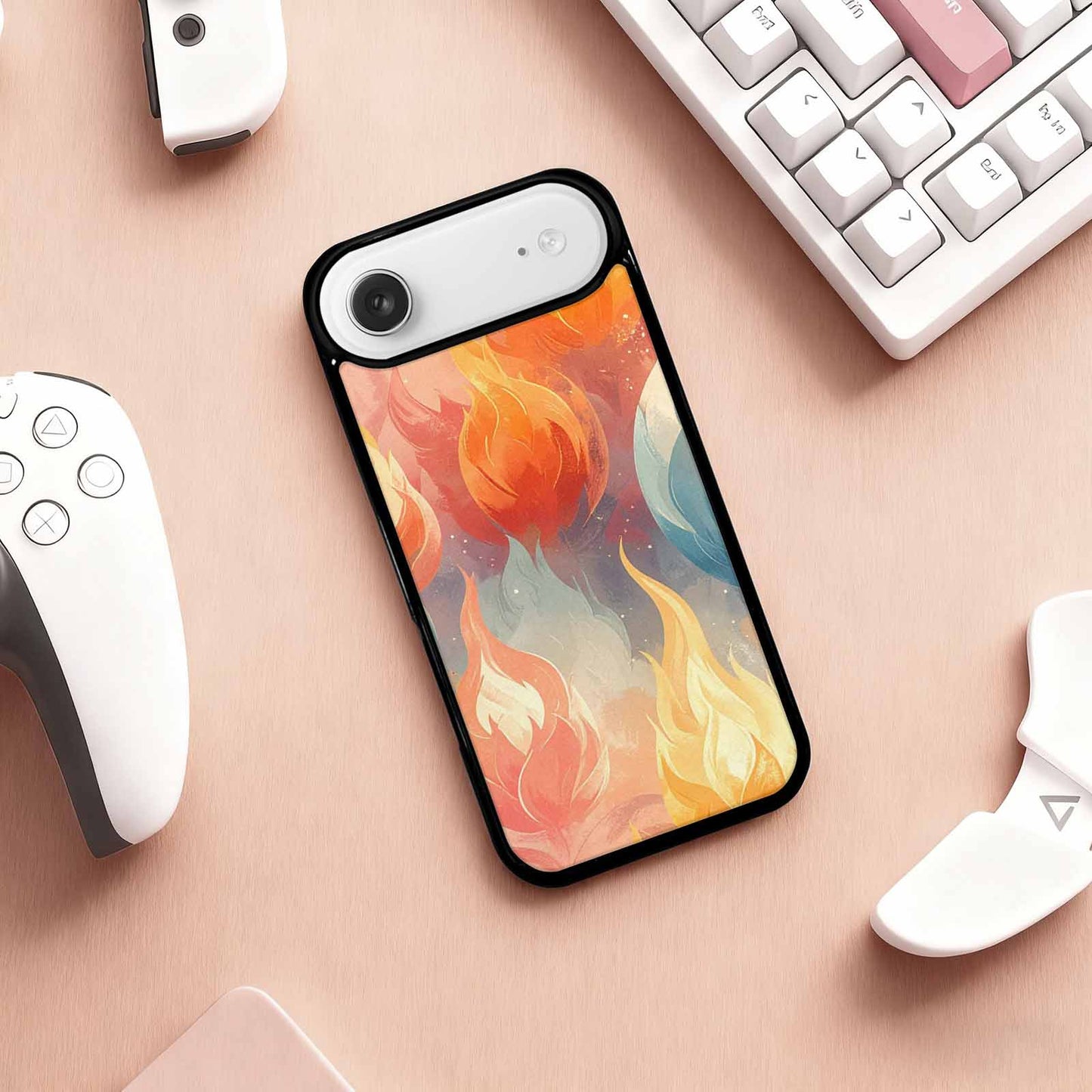 iPhone 17 Air Case — Retro Easter Flame Retro Vintage, Personalized Phone Case
