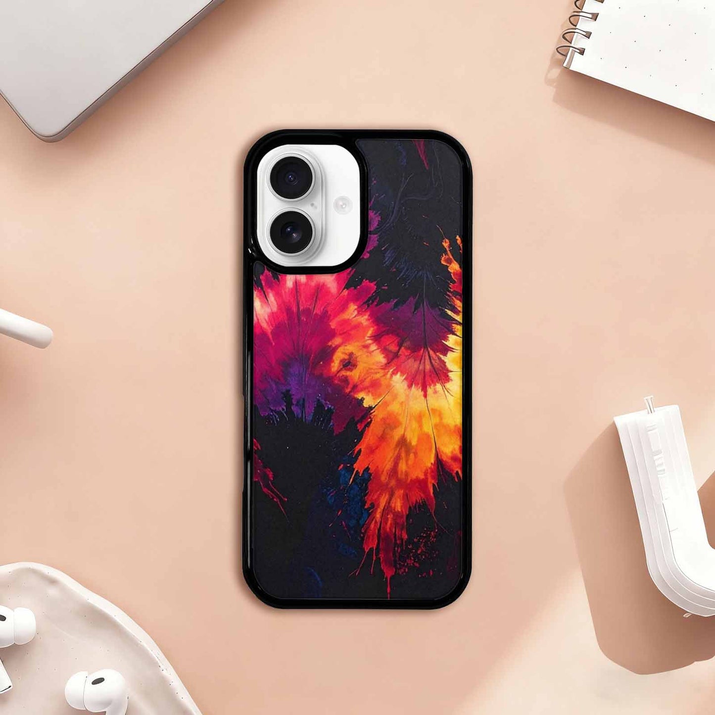 iPhone 17 Case — Tie Dye Dark Tie Dye, Custom Designed Case Cover
