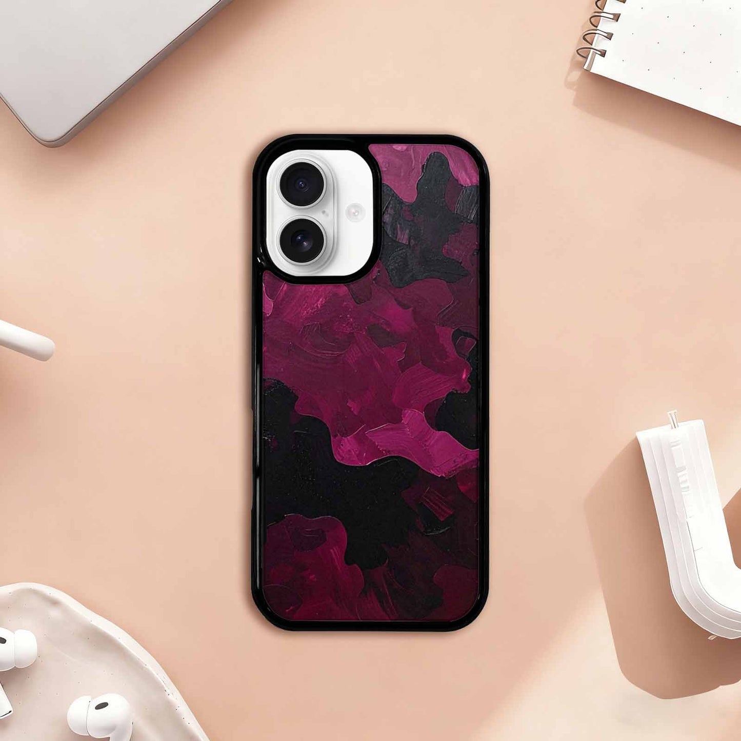 iPhone 17 Case — Seamless Repeating Pattern Of Camo, Personalized Phone Case