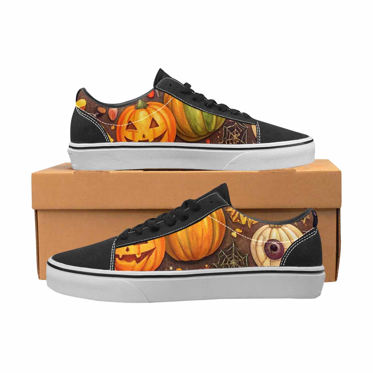WOMEN'S Halloween Canvas Lace-Up Neon Fantasy Shoes