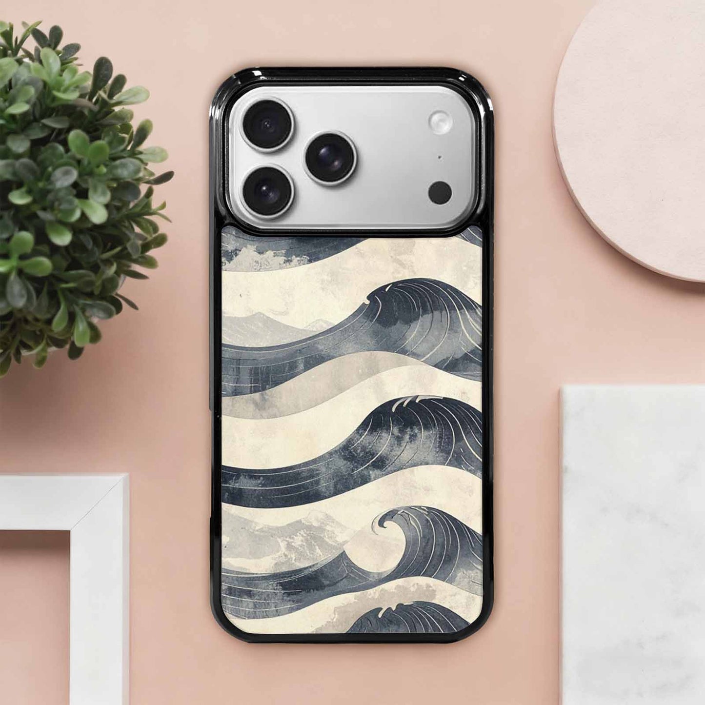 iPhone 17 Pro Max Case — Vintage Americana Wave Retro Vintage, Custom Print Case Cover