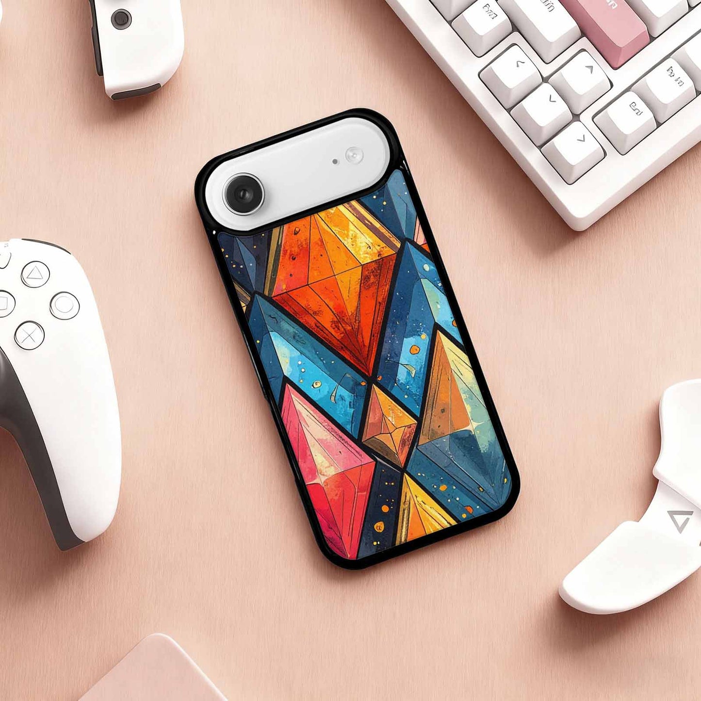 iPhone 17 Air Case — Vintage Summer Diamond Retro Vintage, Custom Print Case Cover