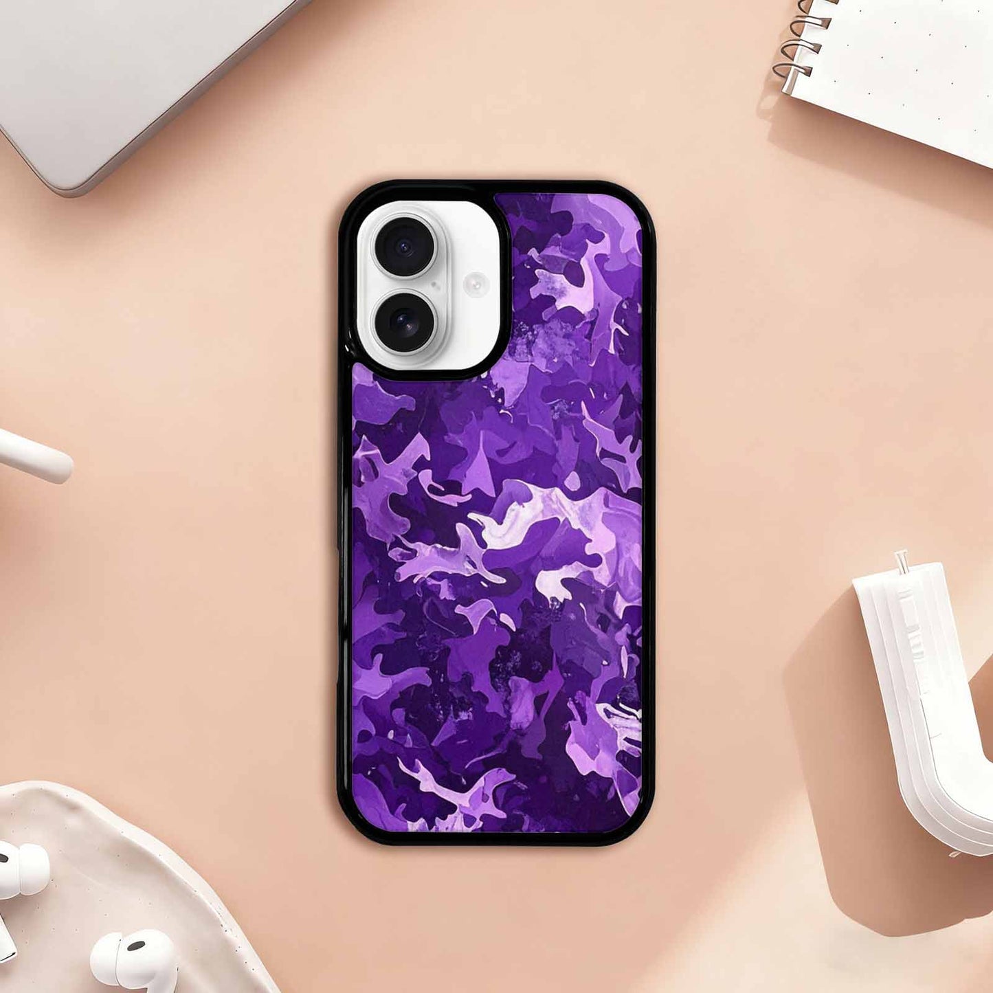 iPhone 17 Case — Small Military Camouflage Blotch Camo, Custom Designed Case Cover