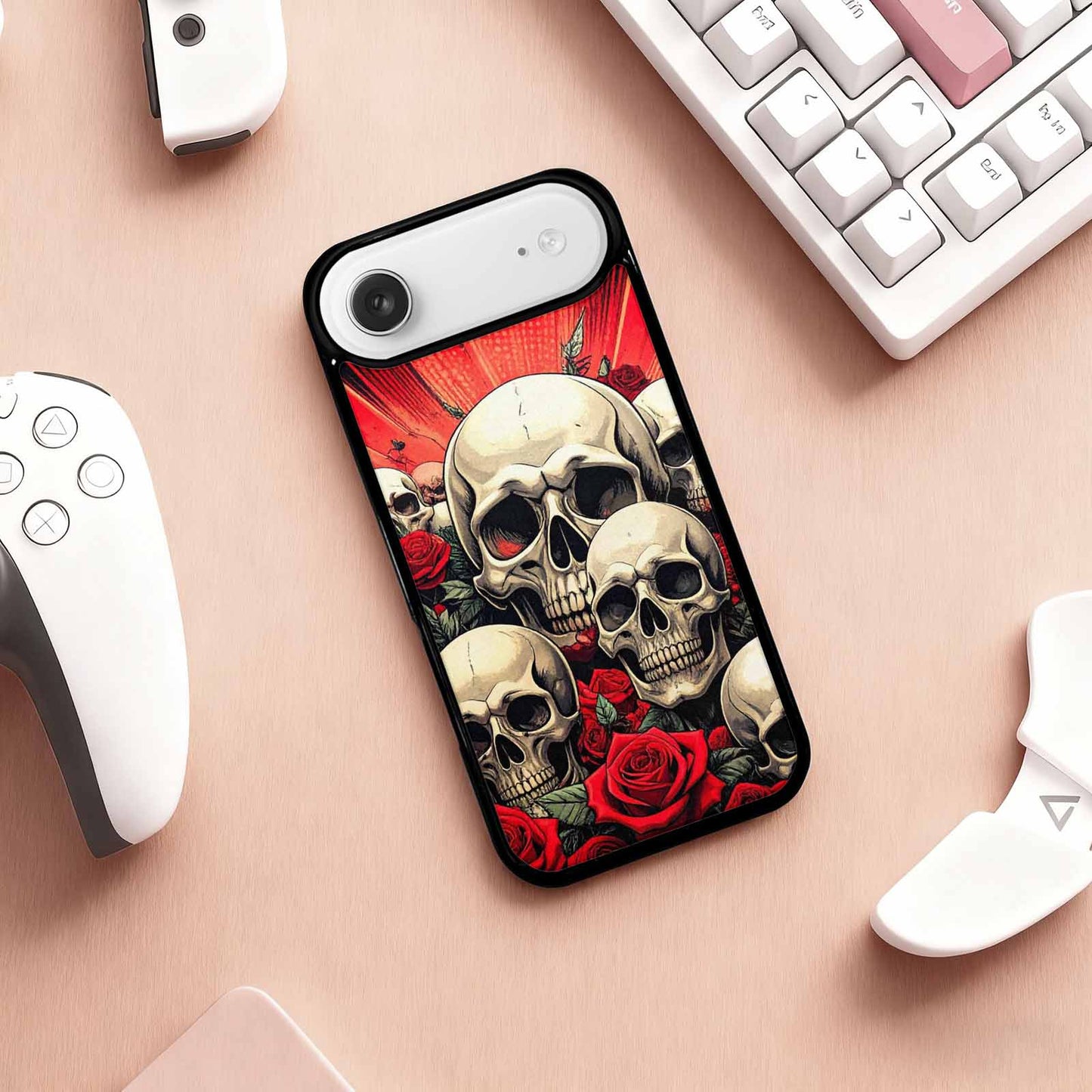 iPhone 17 Air Case — Skull Dark Art Gothic Print Gothic, Custom Designed Case Cover