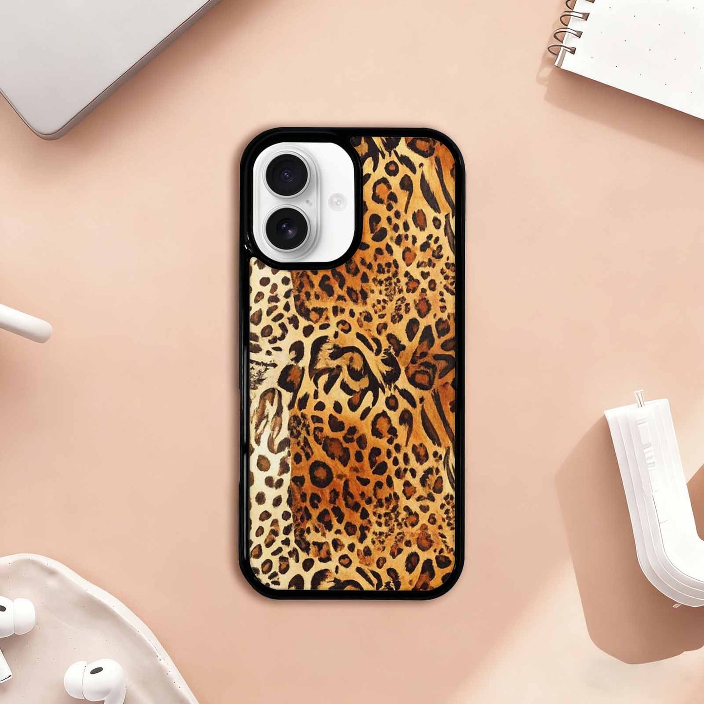 iPhone 17 Case — Small Animal Print Pattern, Animal Print, Original Design Phone Case