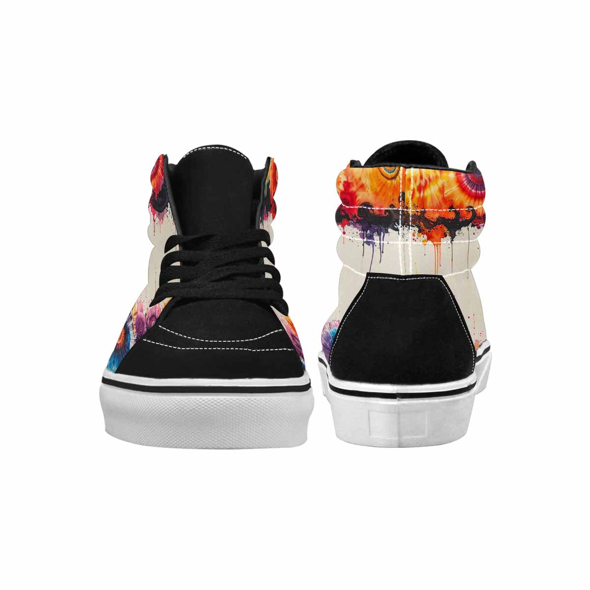 MEN'S Tie High Top Canvas Dreamlike Custom Shoes